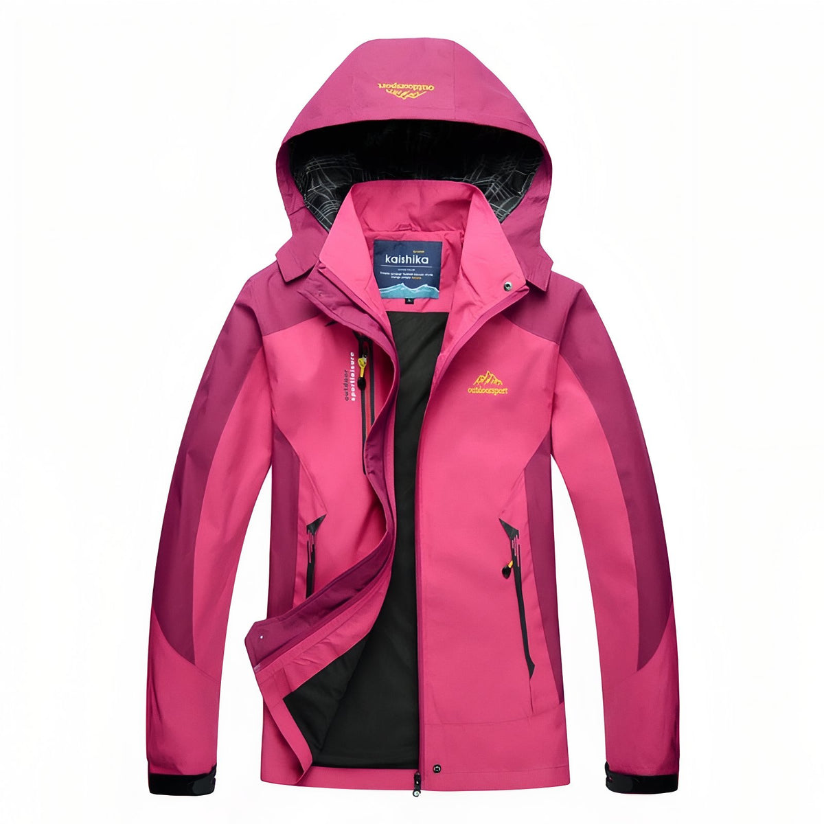 Veste Randonnée Femme Imperméable Et Respirante - Rose Fuchsia