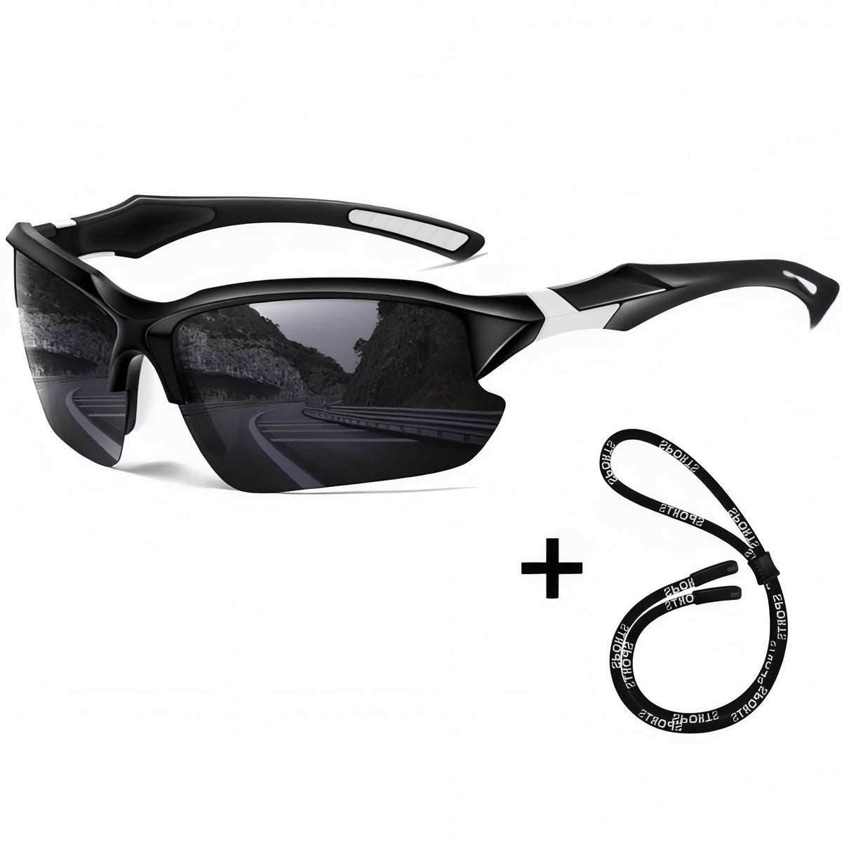 Lunette Randonnée Polarisée - Noir et Argent