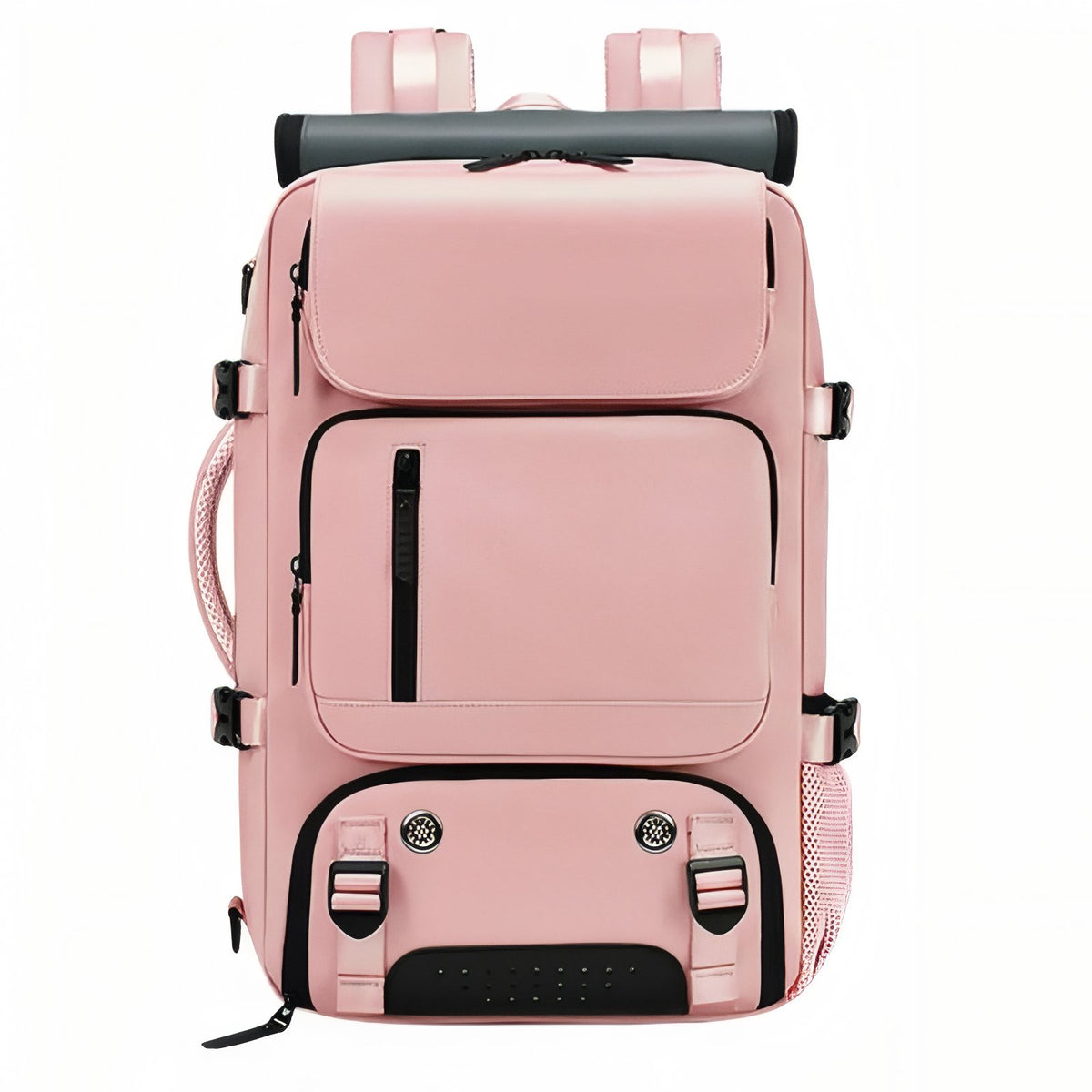 Practical Multi-Compartment Travel Bag - Pink