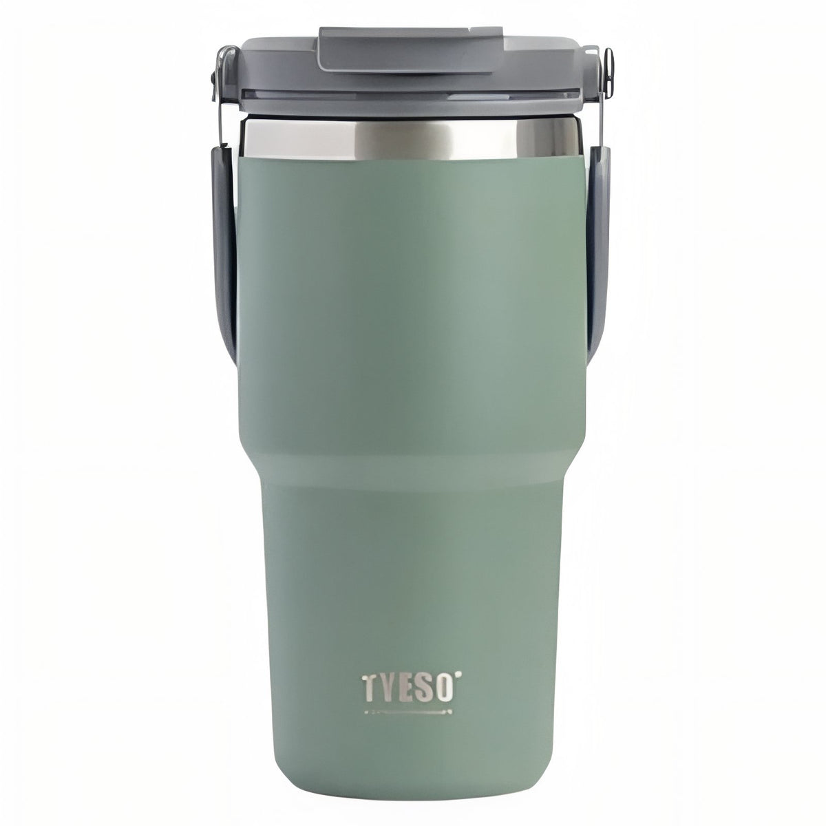 Sage Green Insulated Mug With Spout - 600ml