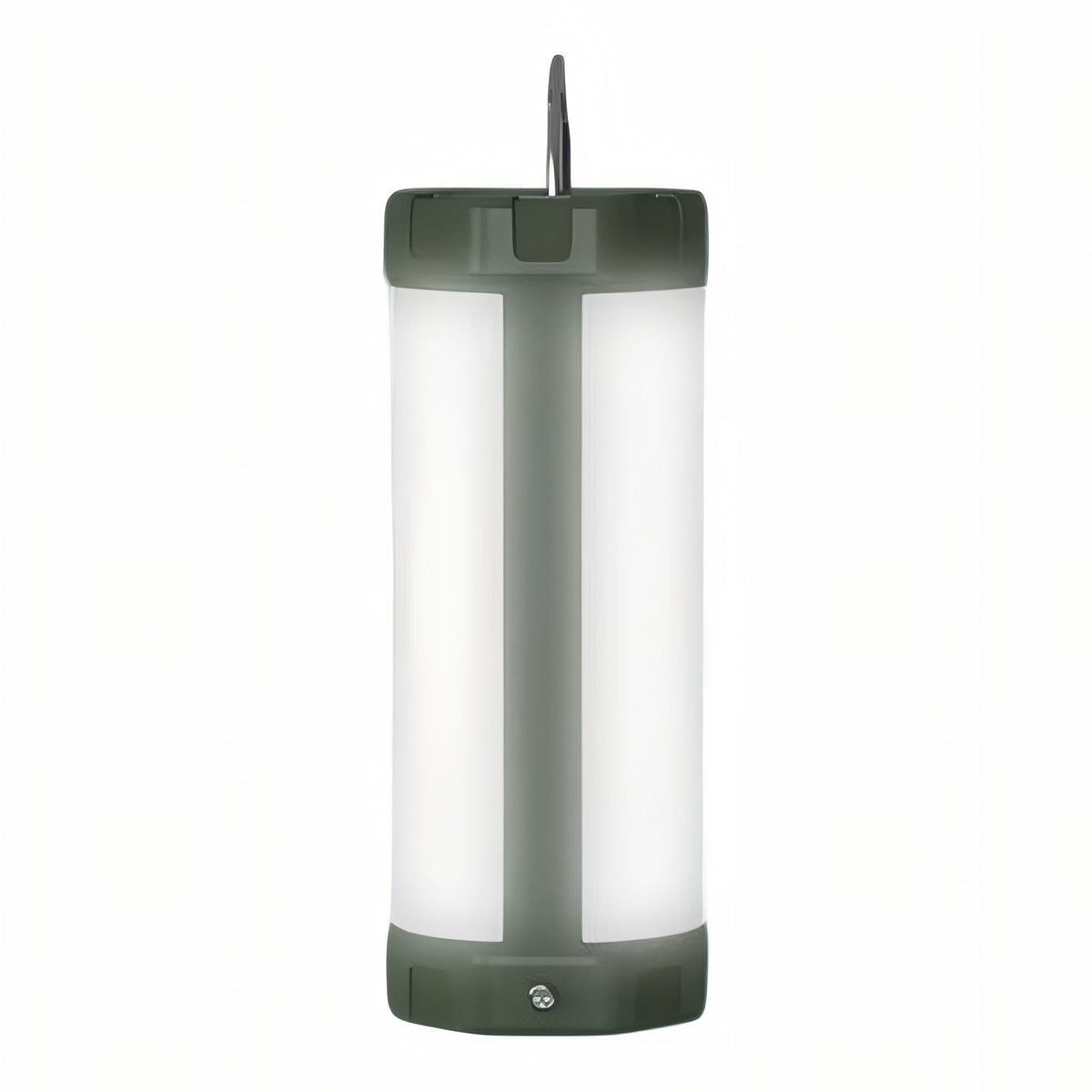 Lanterne Puissante Rechargeable 106 Leds - Blanc et Vert Olive
