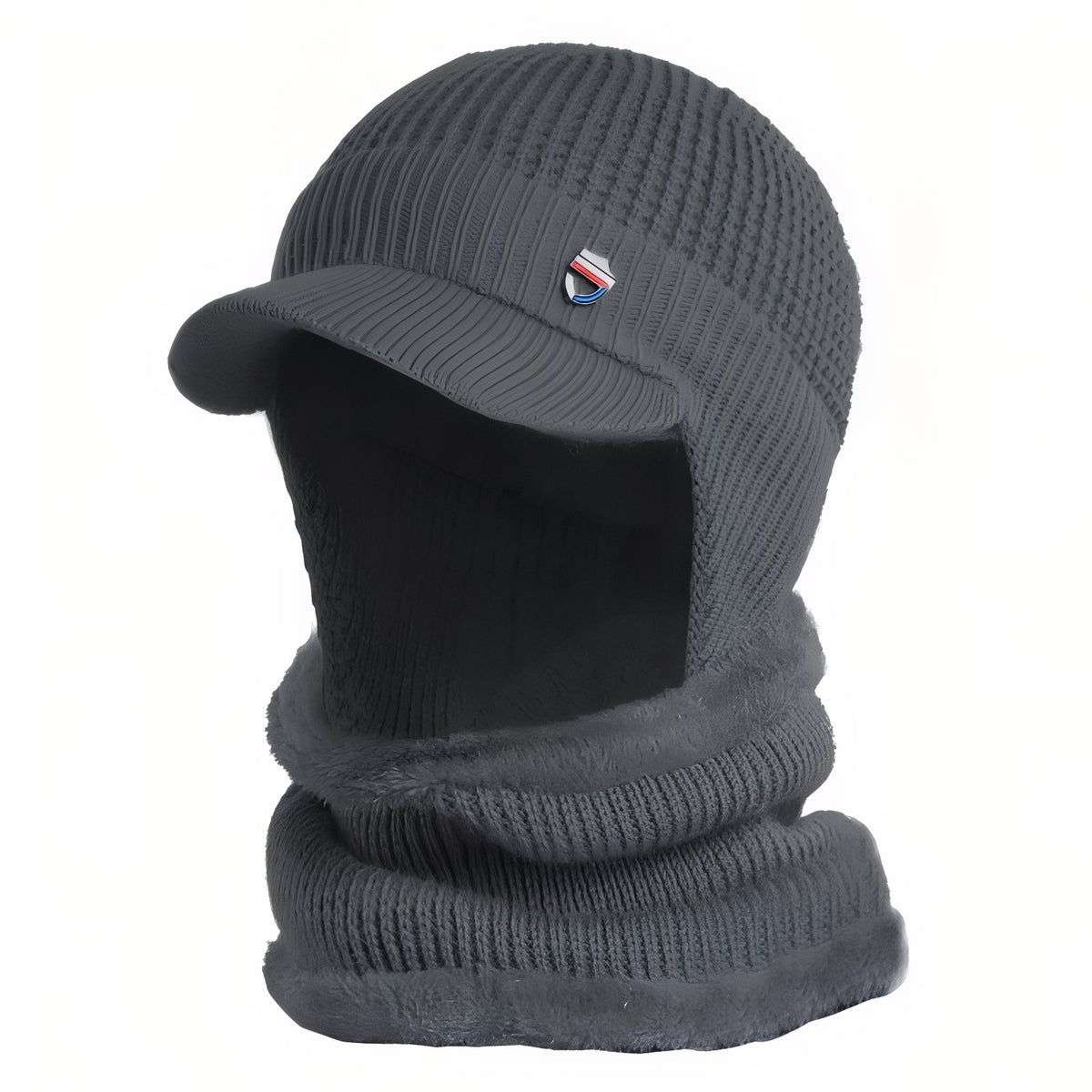 Casquette Cagoule Homme - Gris Foncé - 56-60cm