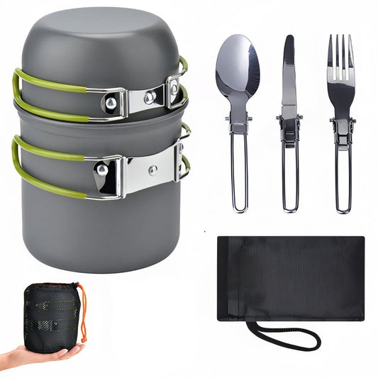 1 Person Hiking Cookware - Cookware and Cutlery Set