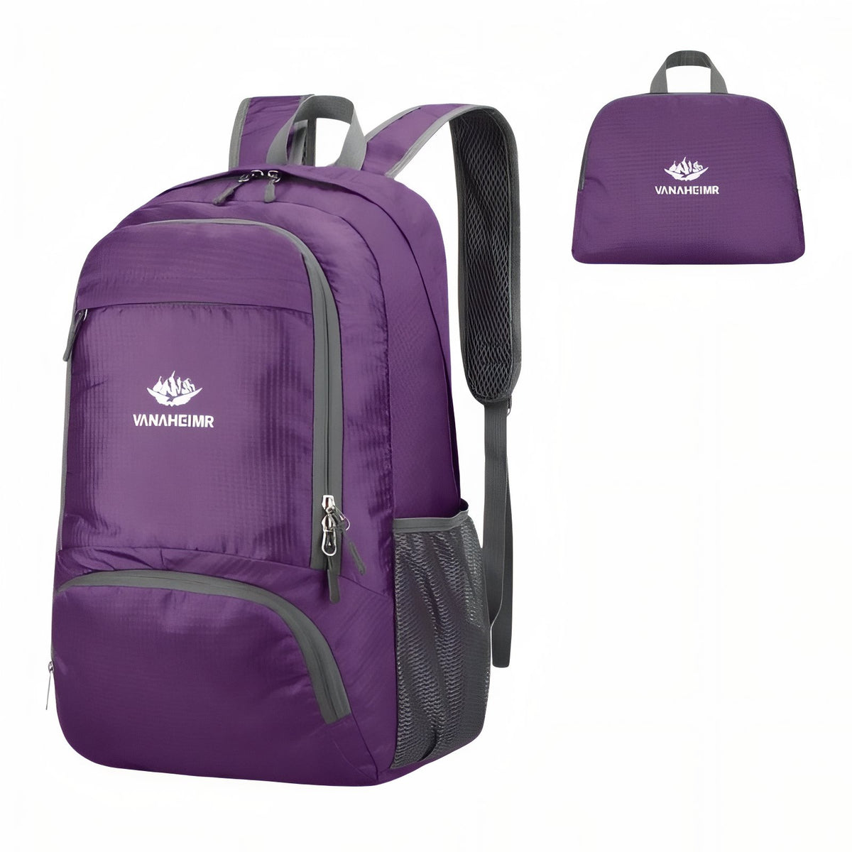 Lightweight Waterproof Backpack - Purple