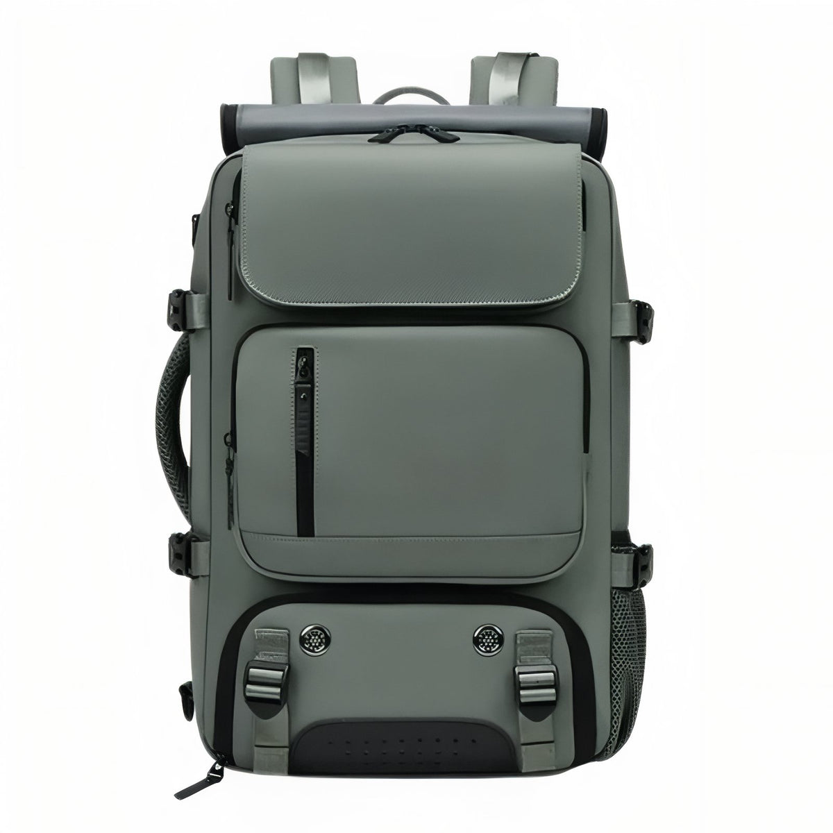 Practical Multi-Compartment Travel Bag - Army Green