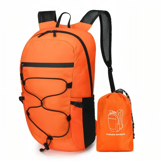 Foldable and Waterproof Backpack - Orange