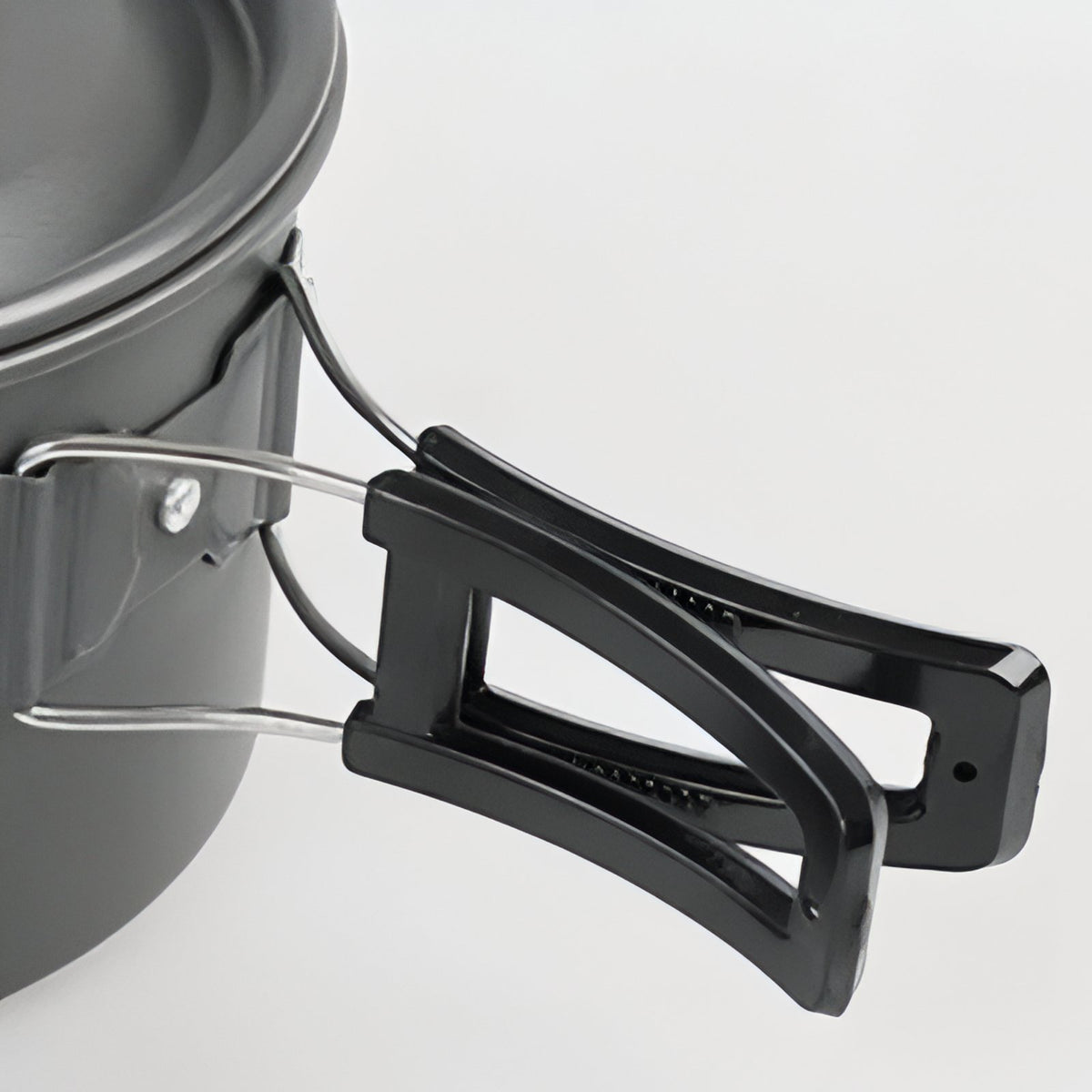 Close-up of 3-Person Cookset handle - Kit A - Kit B - Kit C - Kit D