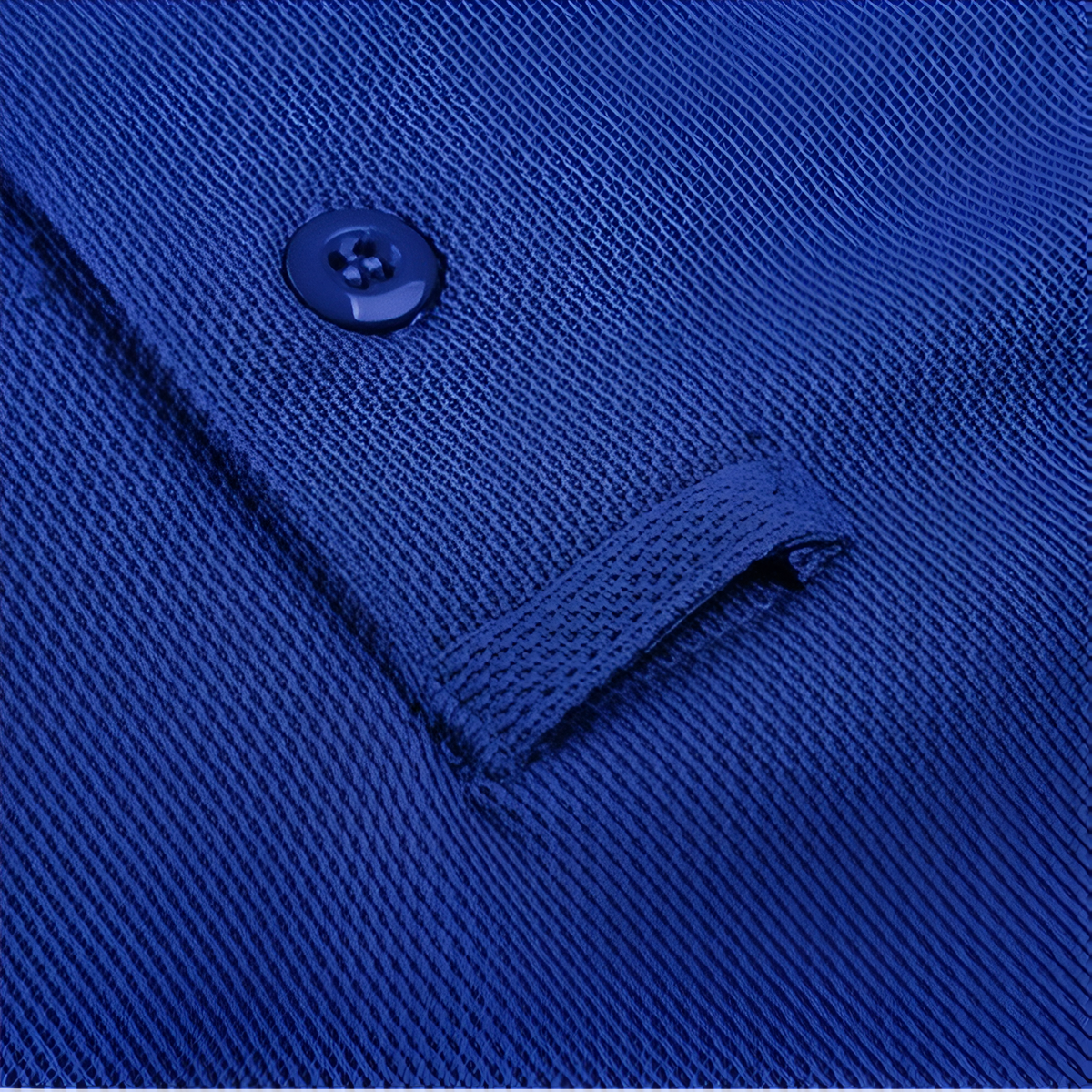 Men's Sweat-Wicking Hiking T-Shirt close-up button - Green - Powder Pink - Cobalt Blue - White - Deep Black - Turquoise - Sky Blue - Light Blue - Charcoal Gray - Navy Blue
