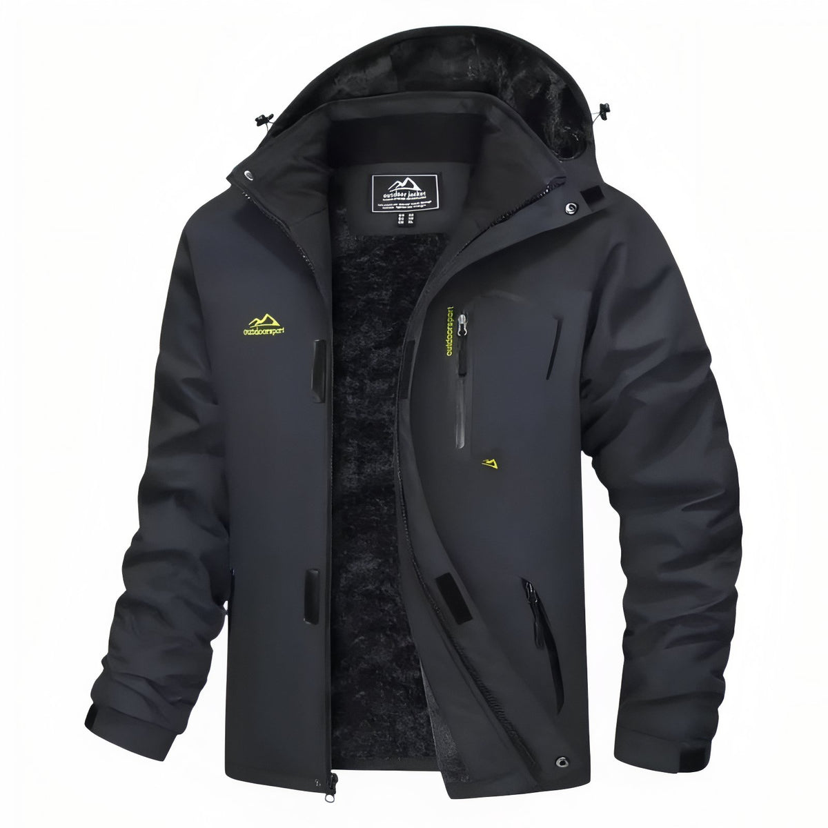 Veste Chaude Randonnée Homme - Gris Anthracite