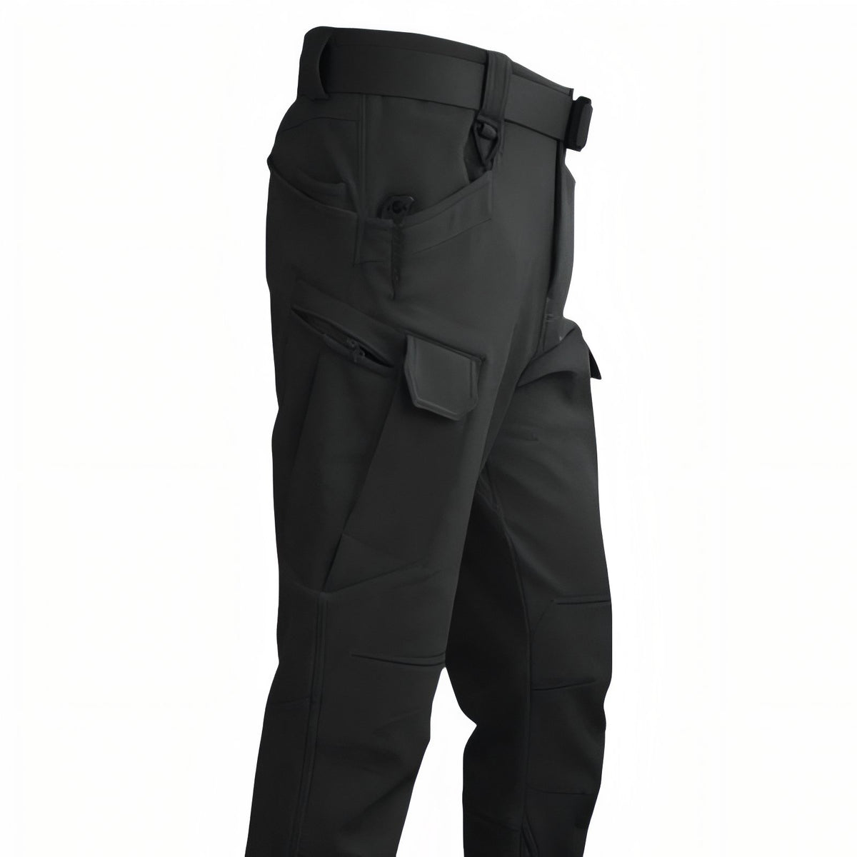 Pantalon Multi Poches Randonnée Homme - Noir Profond