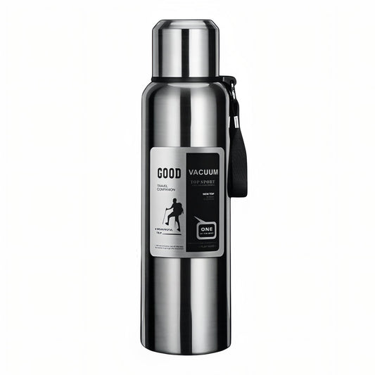 1 Litre Stainless Steel Bottle - Stainless Steel