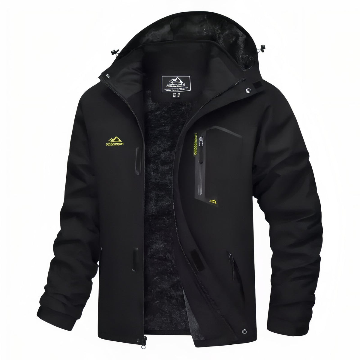Veste Chaude Randonnée Homme - Noir