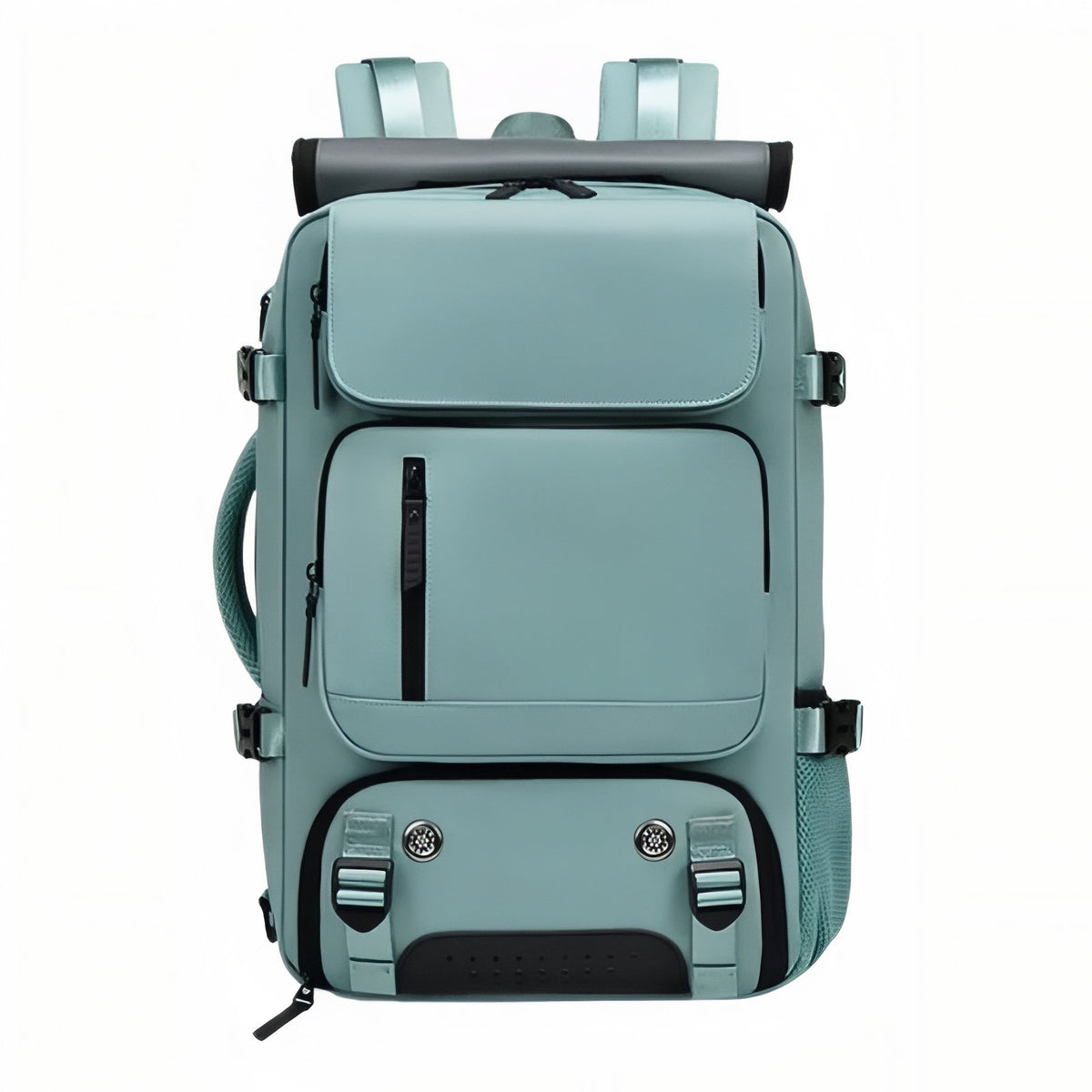 Practical Multi-Compartment Travel Bag - Turquoise
