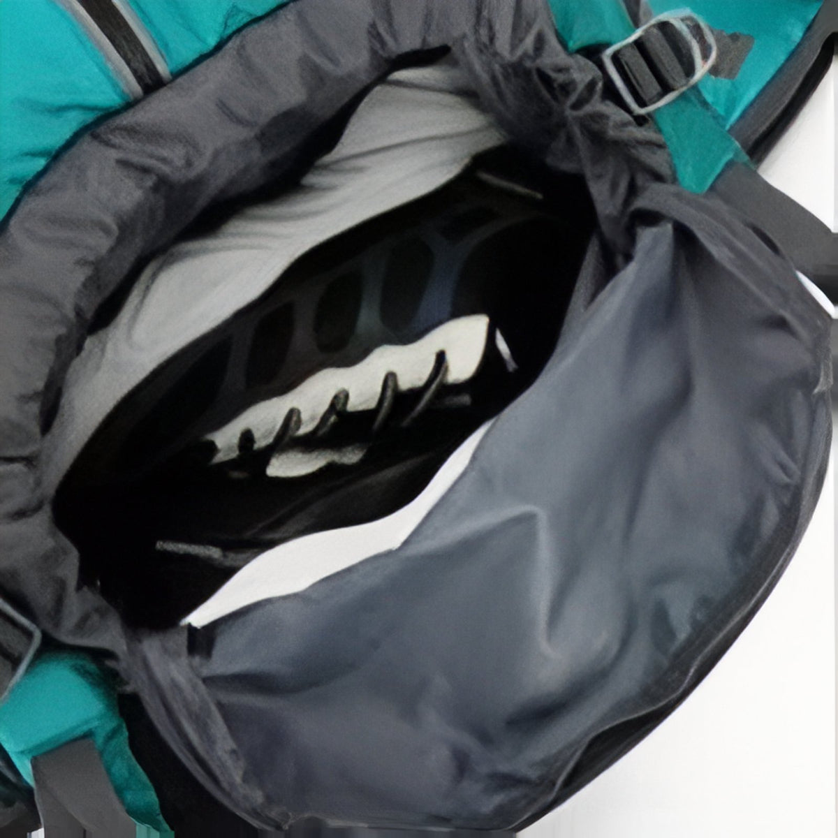 Multi-Pocket Hiking Backpack 55L open compartment - Turquoise and Gray - Dark Gray and Black - Dark Gray and Navy Blue - Deep Black - Orange and Gray