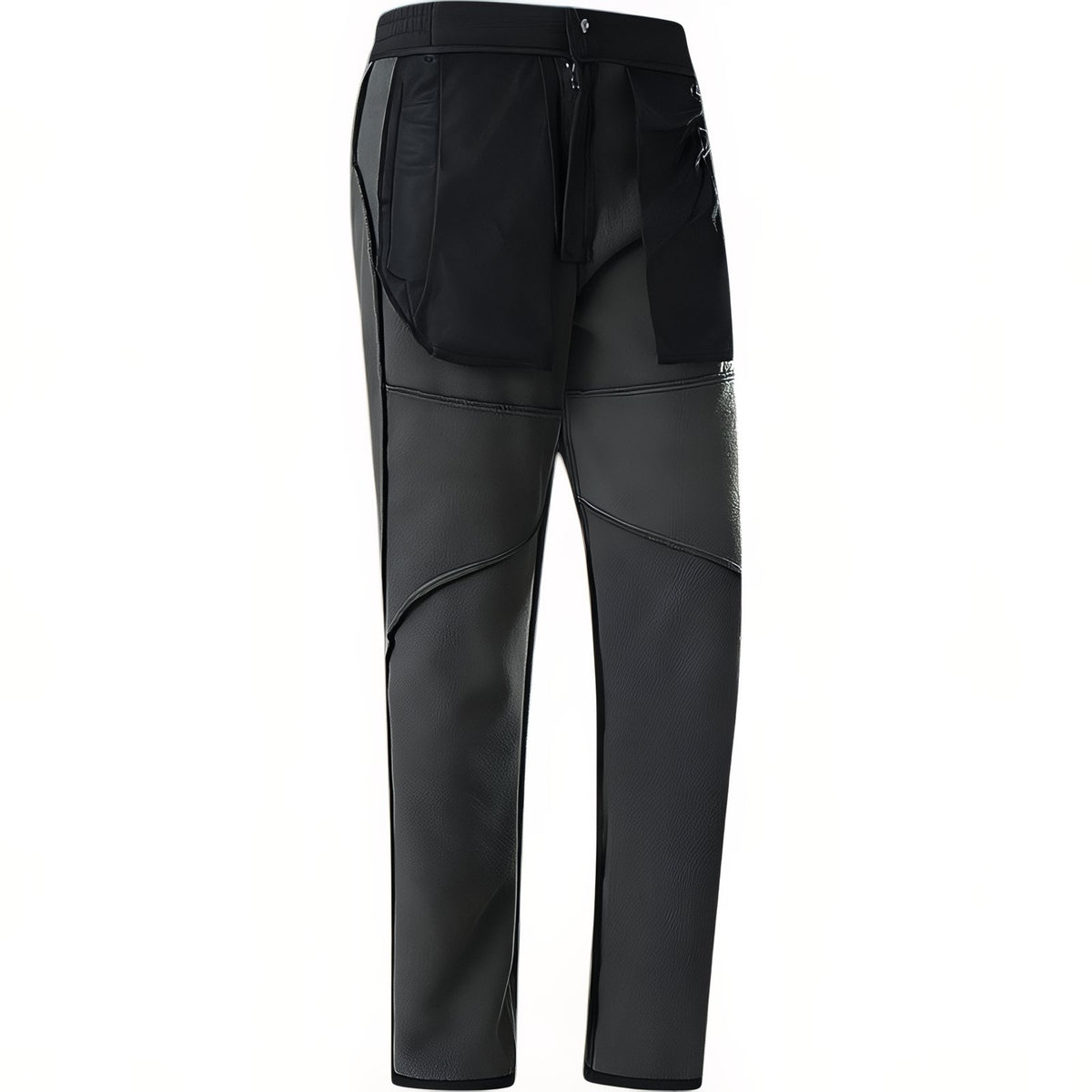 Pantalon Randonnée Grand Froid Femme vue latérale - Noir