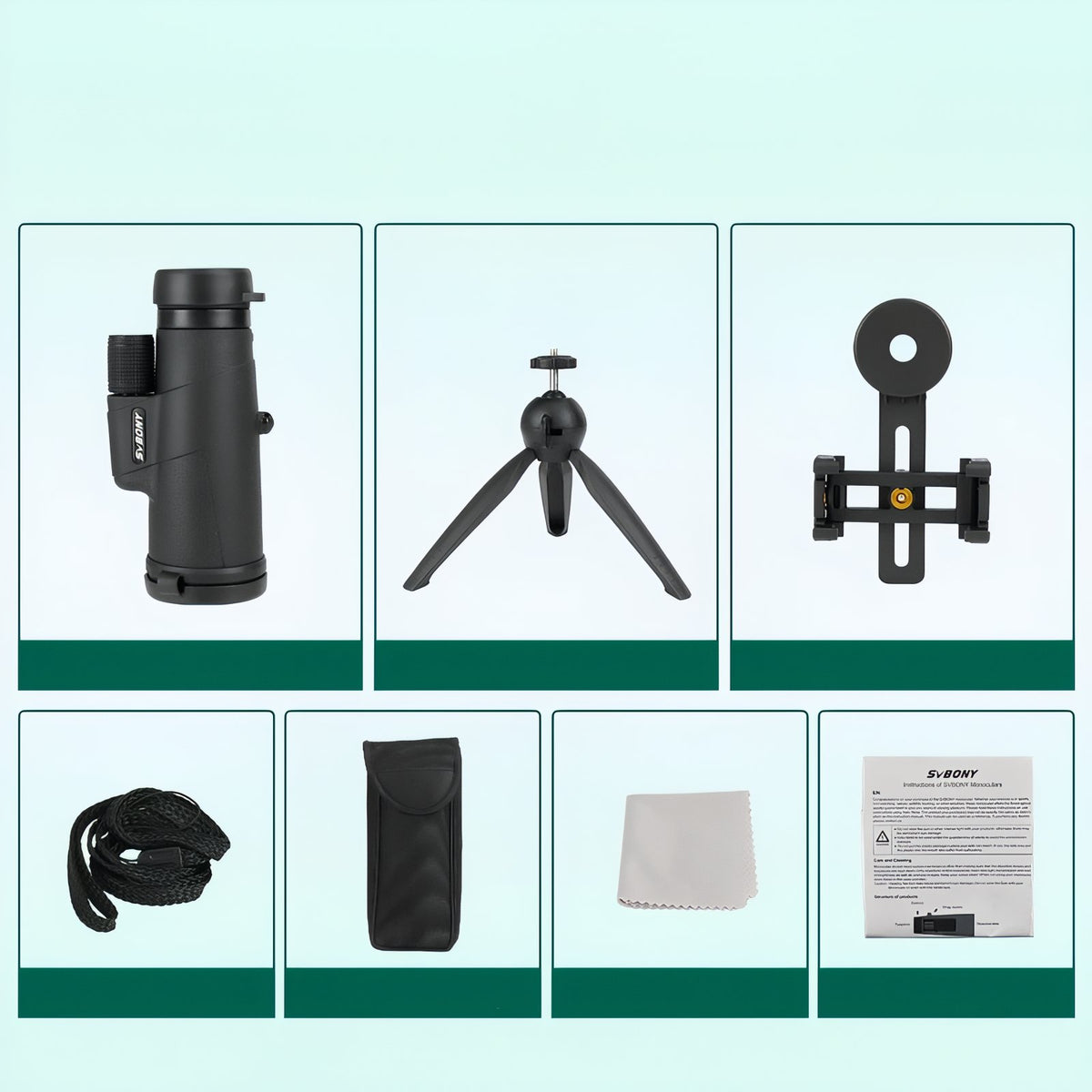 Hiking Monocular Accessory Set - 8X42 - 10X42