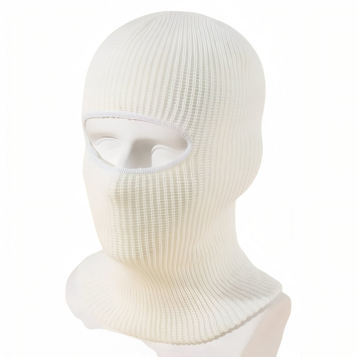 Cagoule Hiver Homme - Blanc Crème - Taille Unique
