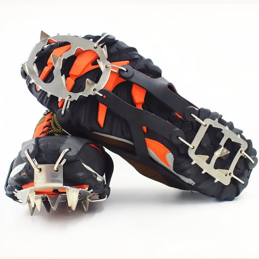 18-Tooth Snow Hiking Crampons - Black