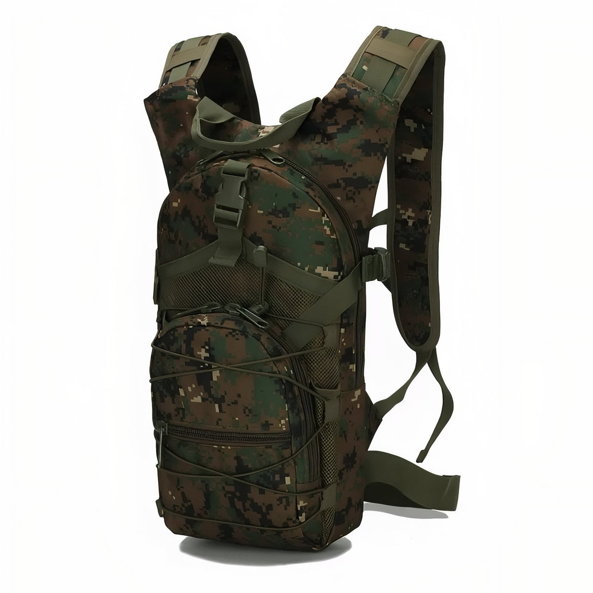 Sac à Dos Militaire 25 Litres - Vert Camouflage