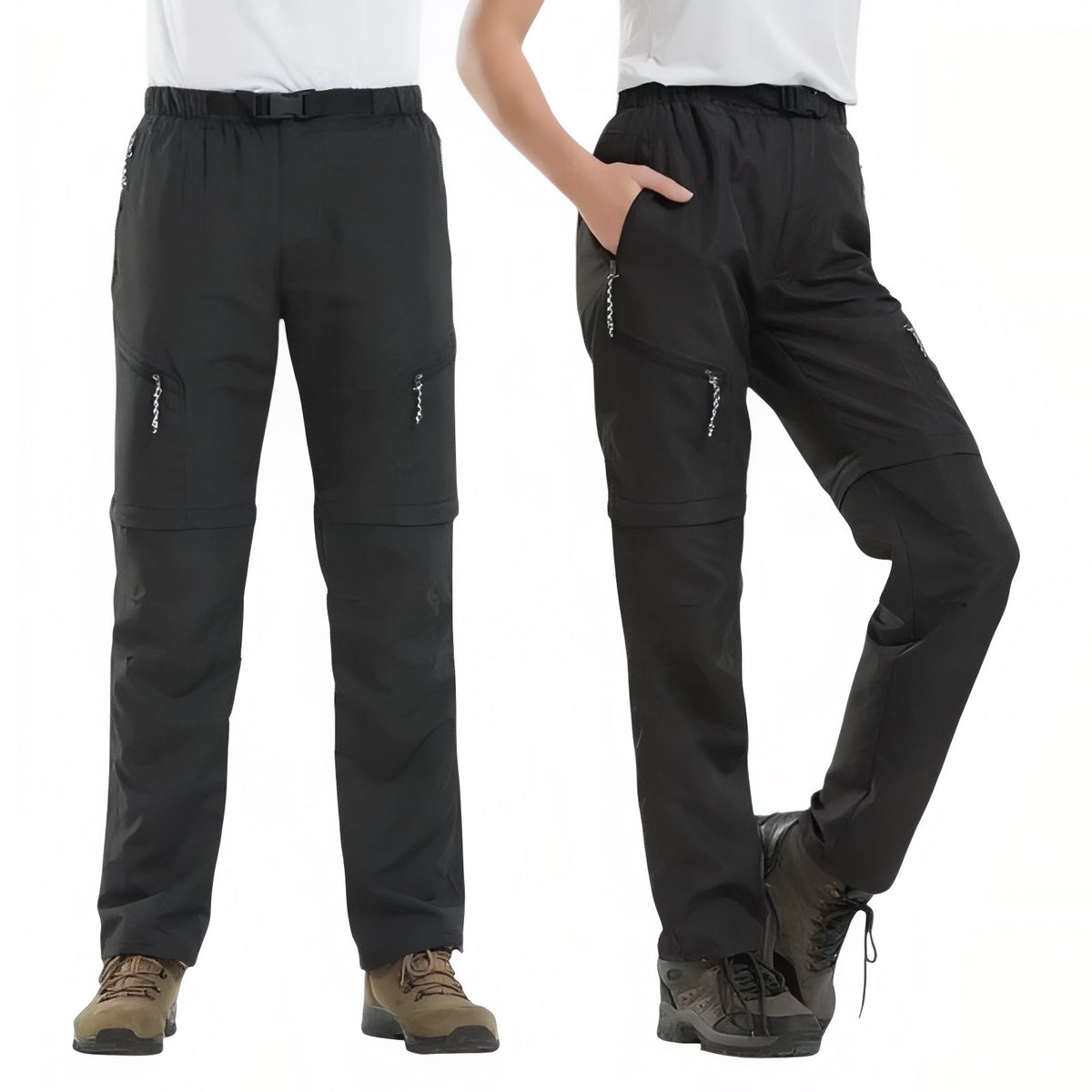 Convertible Hiking Pants - Black