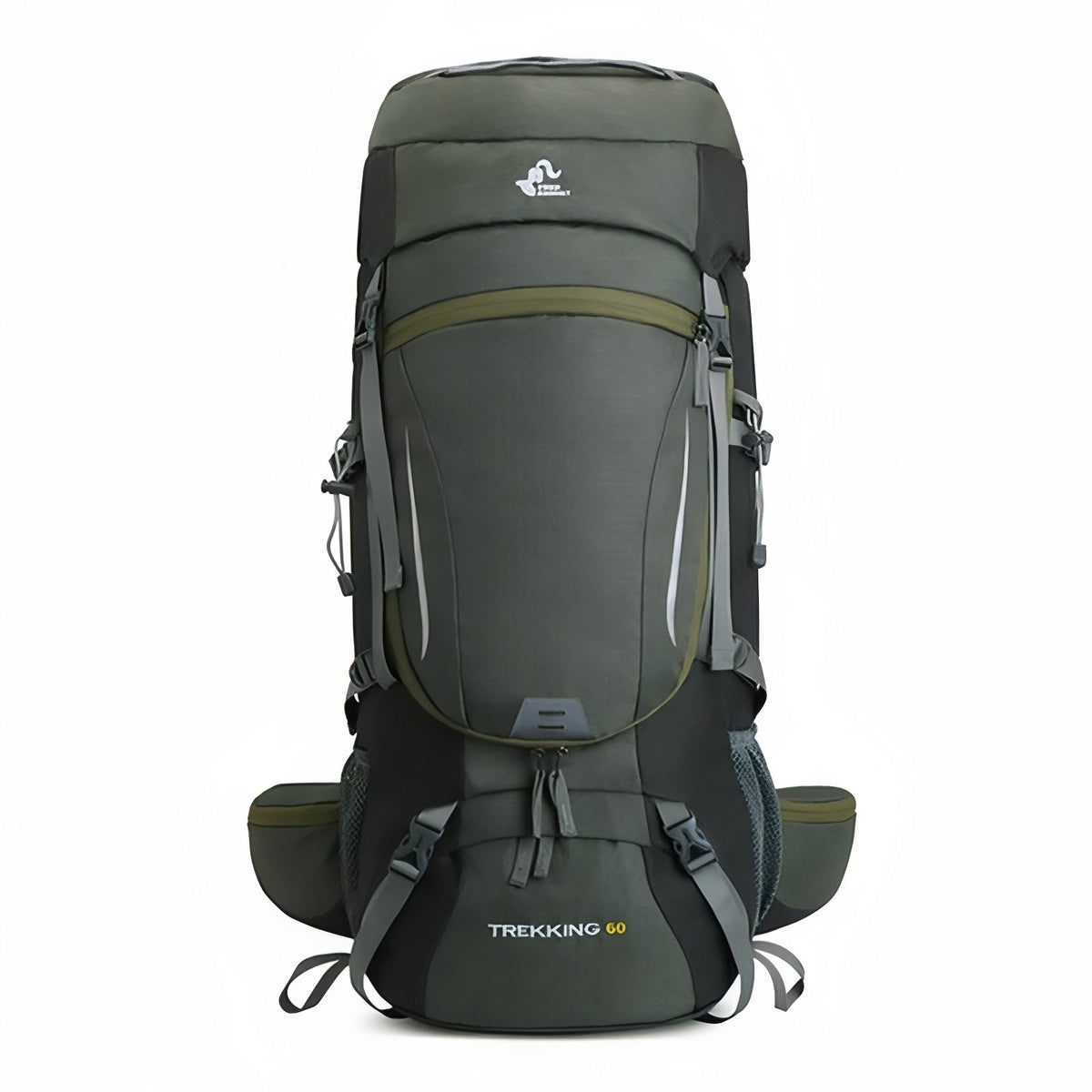 Sac à Dos Randonnée Respirant 60 Litres - Vert