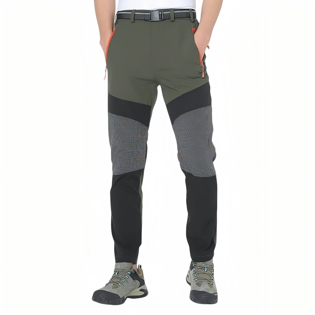 Pantalon Randonnée Stretch Homme - Vert Armée