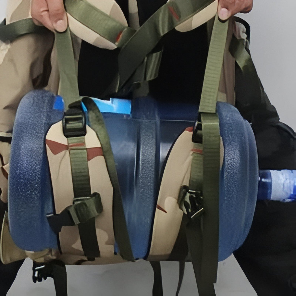 130L Trek Bag carried by hand - Khaki - Navy Blue - Camouflage Green - Olive Green - Black - Grey