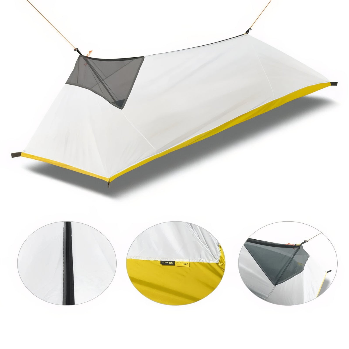 Tente Bivouac Ultra Légère 1 Personne 230g/260g détails des coutures - 4 Saisons - 3 Saisons