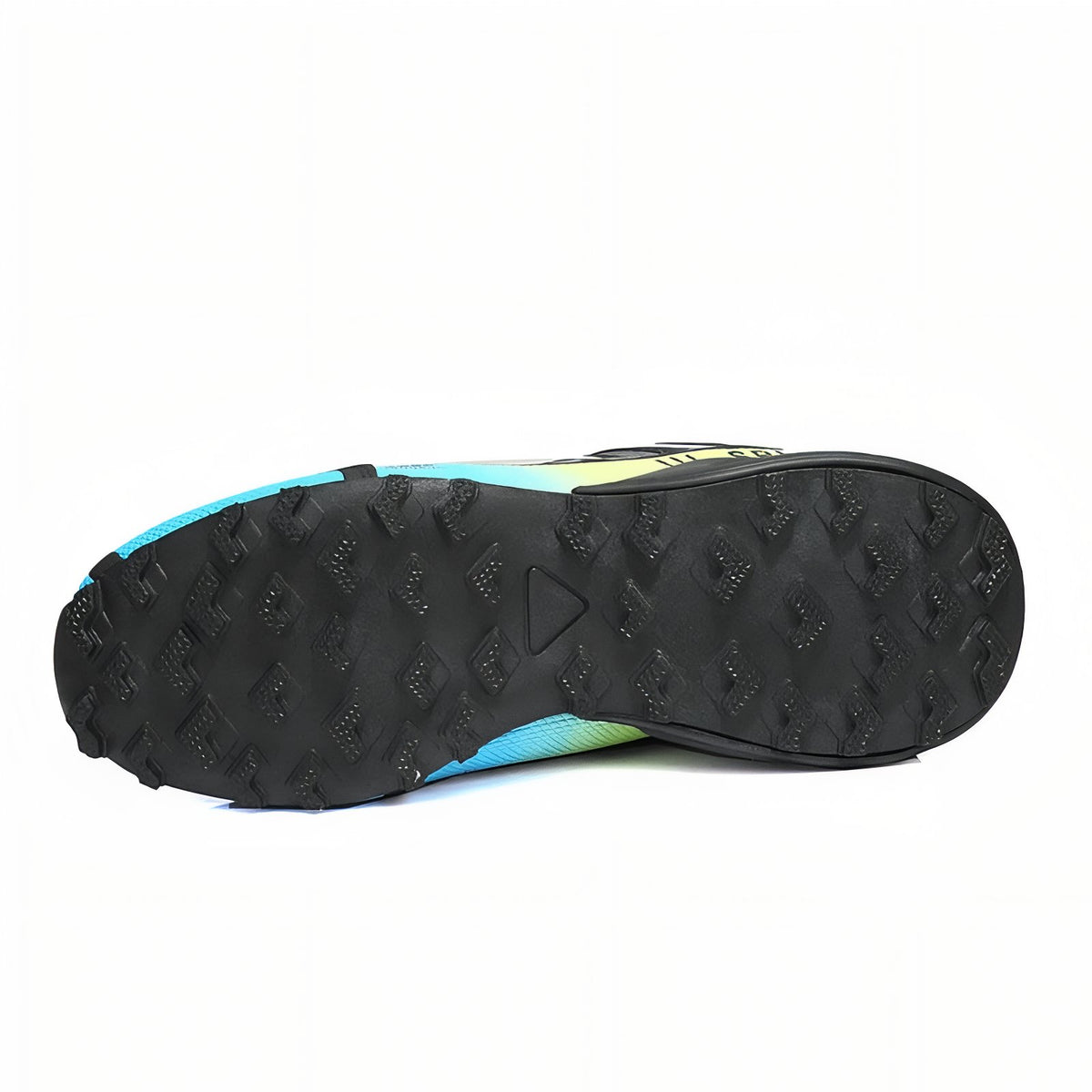 Men's Urban Walking Shoe sole view - Sky Blue and Black - Black and Silver - Sky Blue - Red and Black