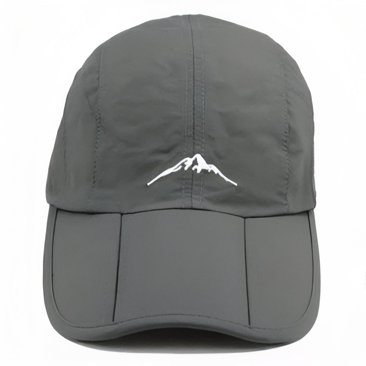 Casquette Randonnée Imperméable vue de face - Gris Clair
