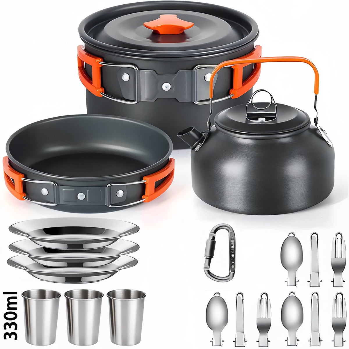 3-Person Cookware Set - Kit C