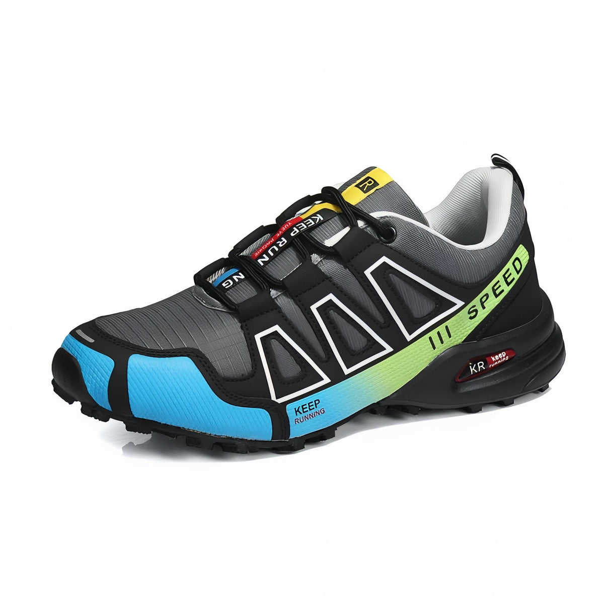 Men's Urban Walking Shoes - Sky Blue and Black