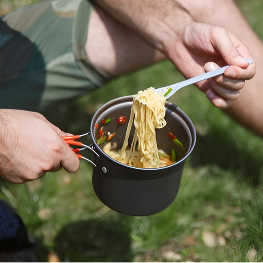 4-in-1 Handheld Hiking Cookware Set
