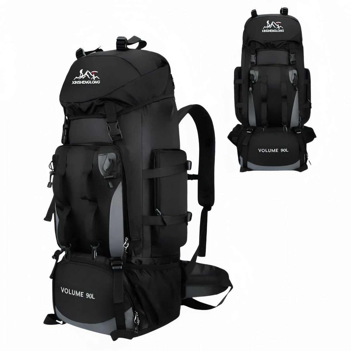 Trekking Backpack - Black - Without Rain Cover