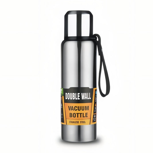 Large Capacity Insulated Bottle - Grey