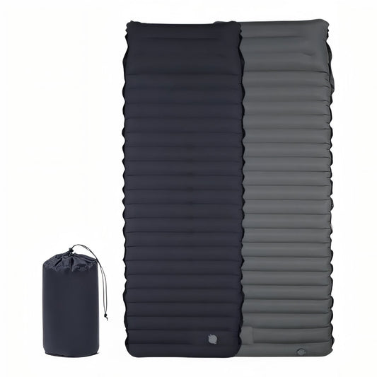 Comfortable Inflatable Camping Mattress - Black