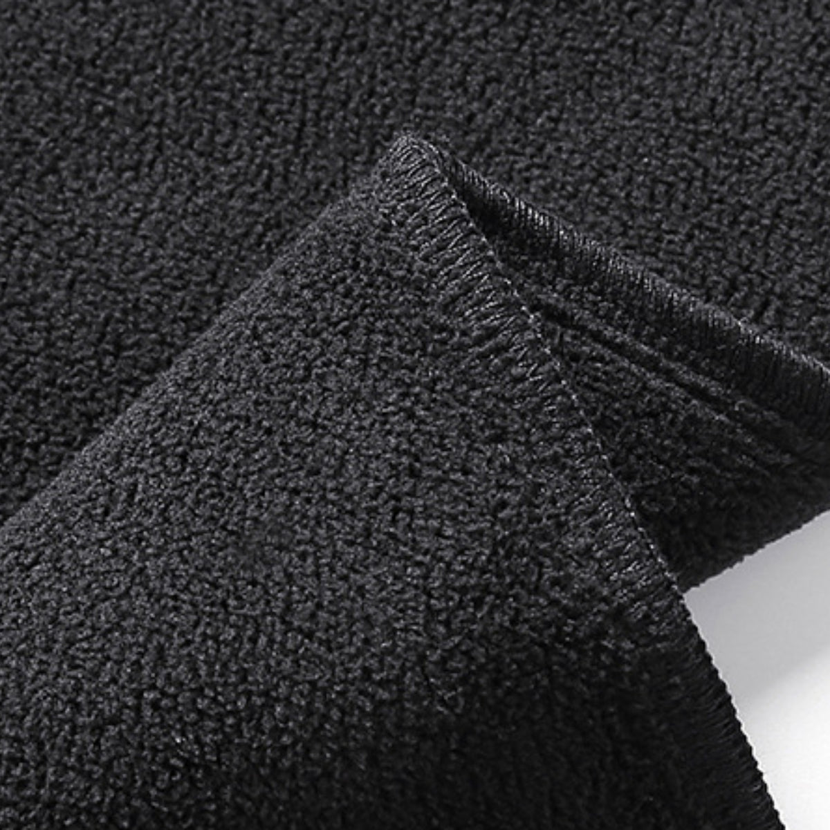 Men's Fleece Hiking Pants close-up material - Black - Gray - Navy Blue