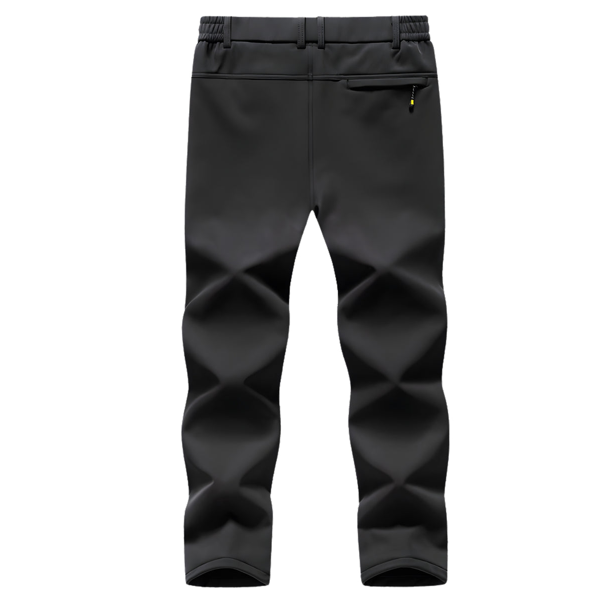 Men's Fleece Hiking Pants front view product - Black