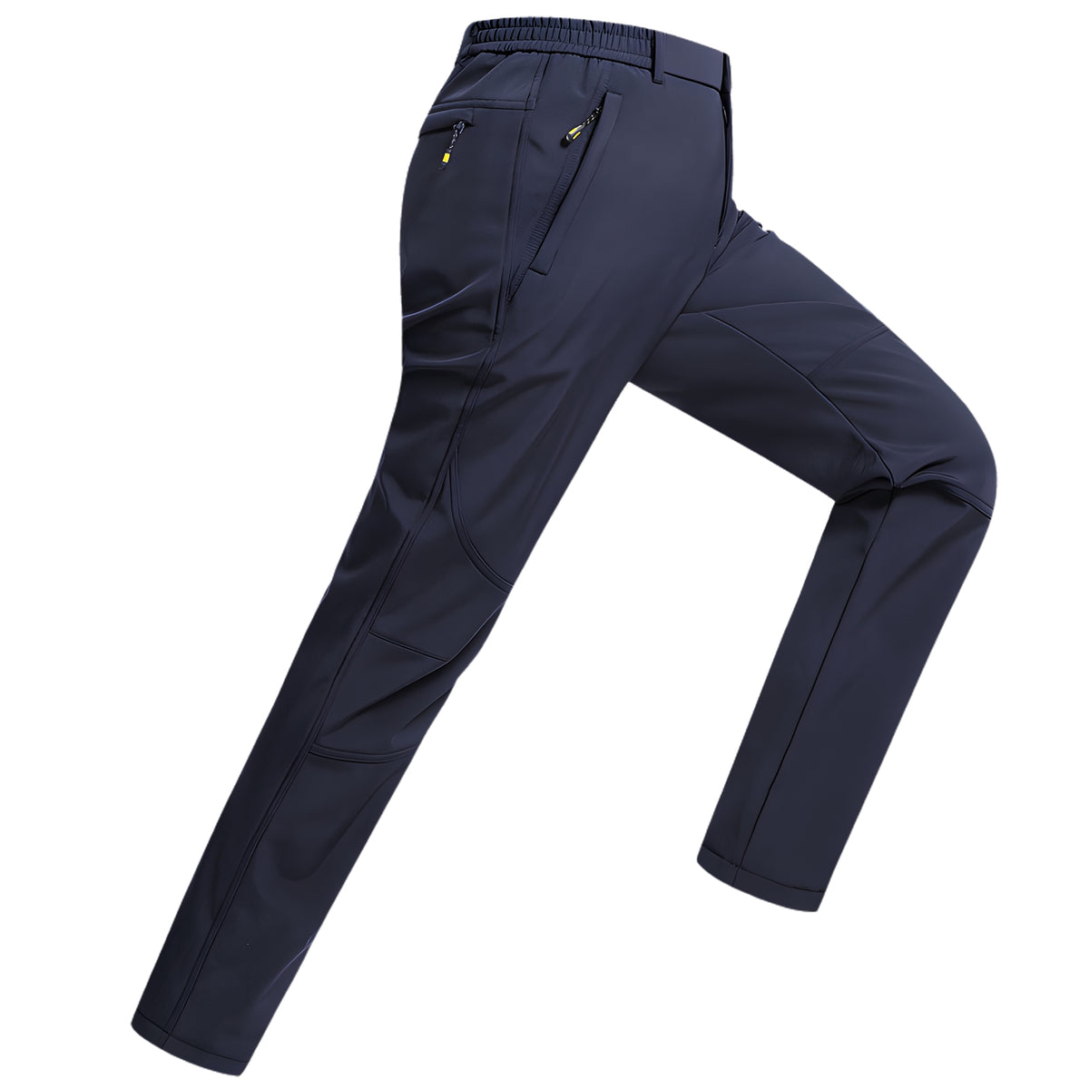 Men's Fleece Hiking Pants - Navy Blue