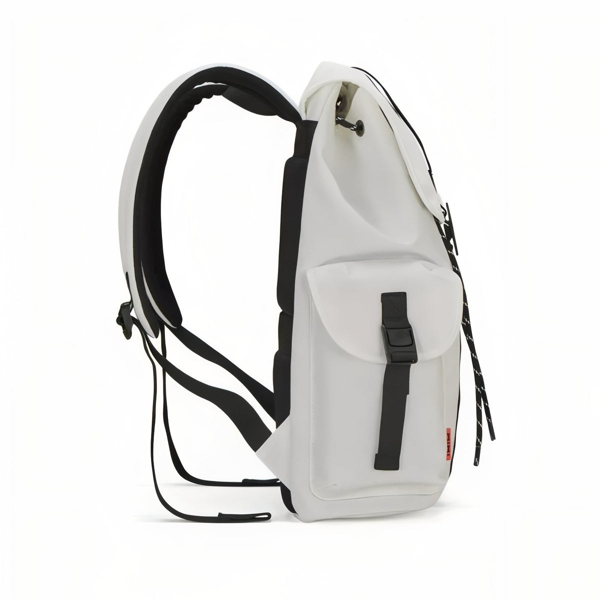 Sac à Dos Petite Randonnée Léger et Tendance vue latérale - Blanc