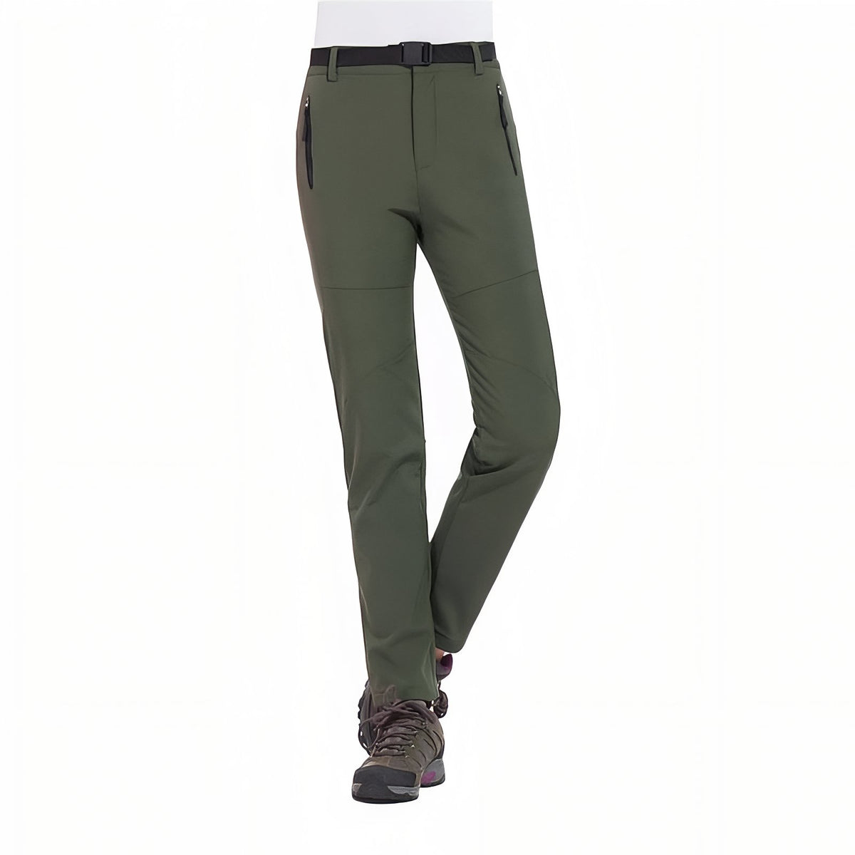 Pantalon Randonnée Femme Imperméable portée debout - Noir - Gris Anthracite - Vert Olive - Violet - Fuchsia