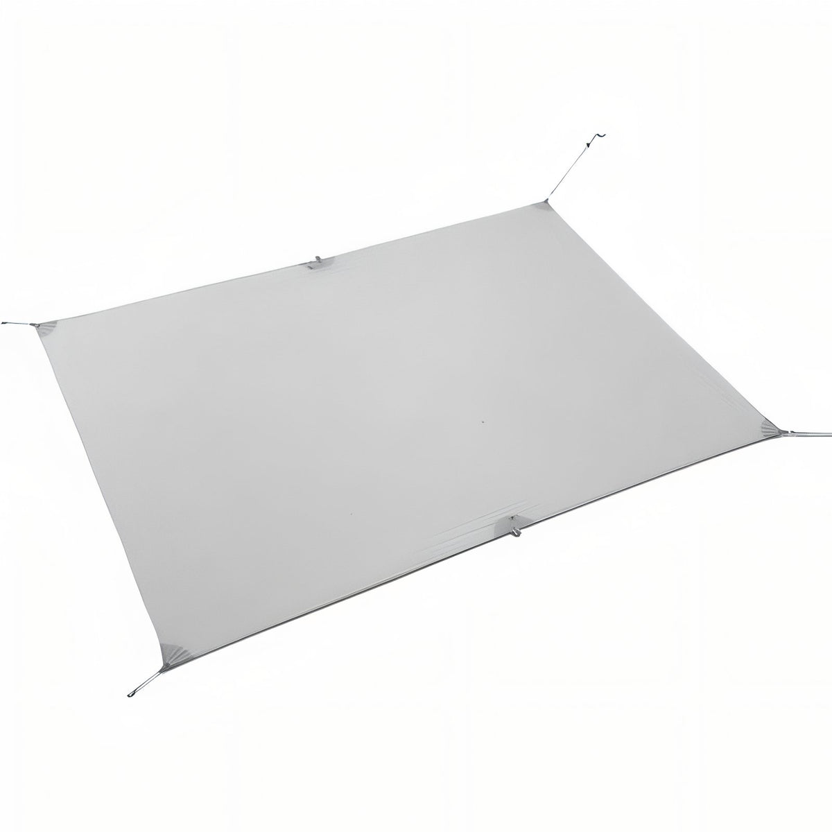 Ultra Light Hiking Tarp aerial view - Light Grey - Olive Green - Olive Brown