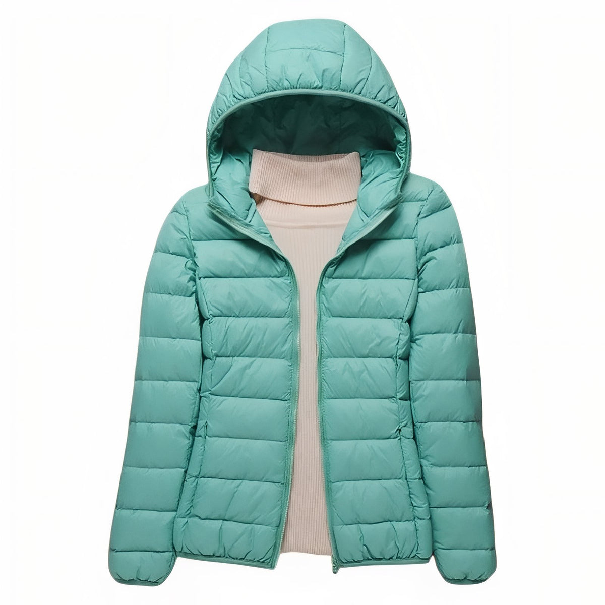 Doudoune Randonnée Compressible Femme - Vert Menthe