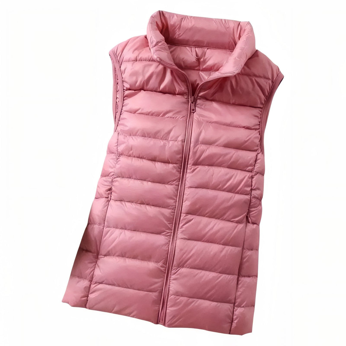 Doudoune Sans Manche Randonnée Femme - Rose Poudré