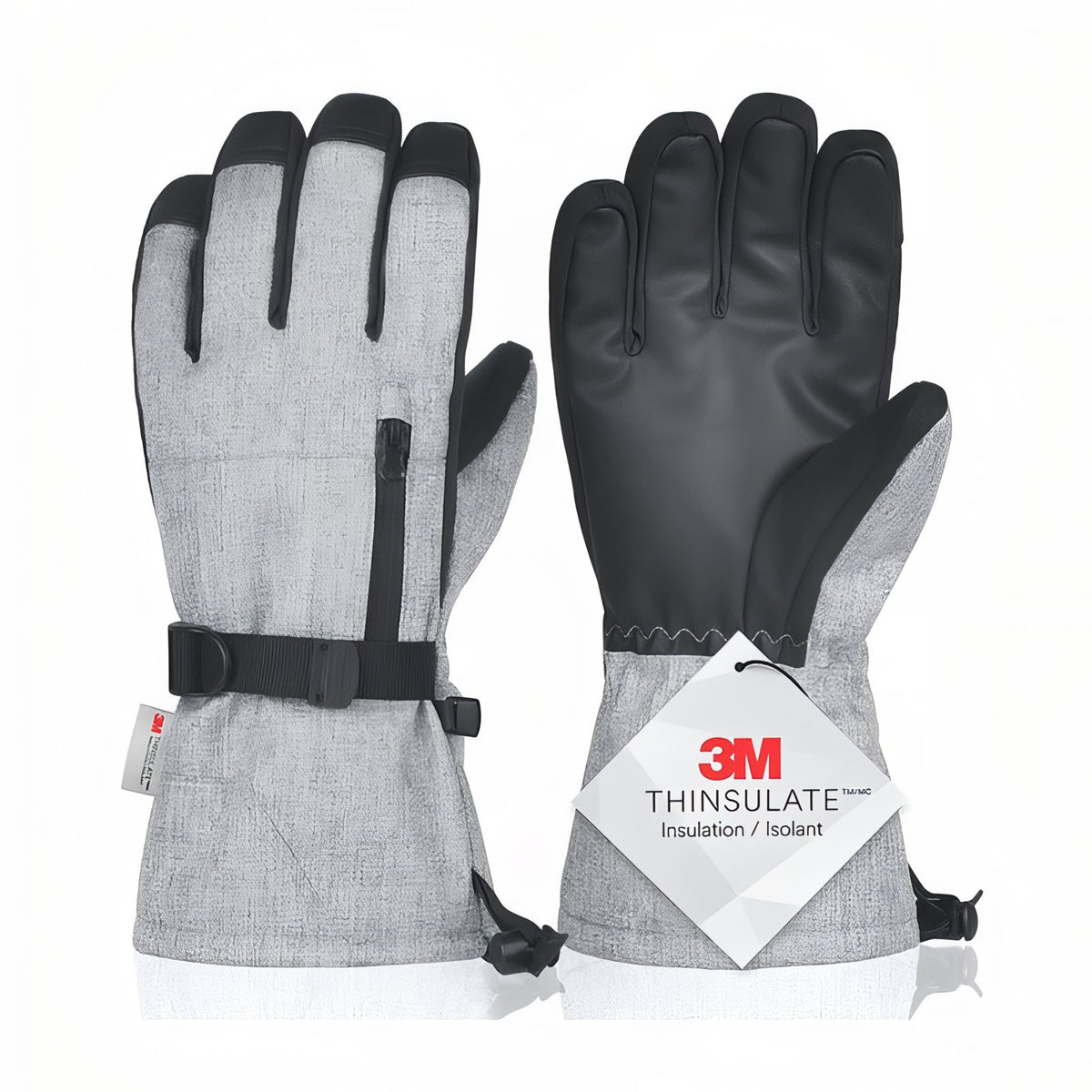 Gloves For Ski Touring - Grey and Black