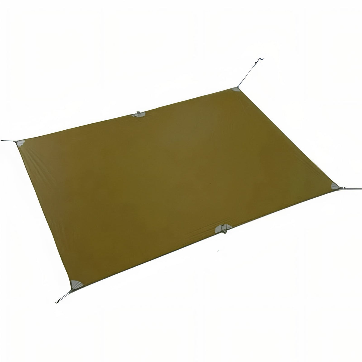 Ultra Light Hiking Tarp aerial view product - Olive Brown