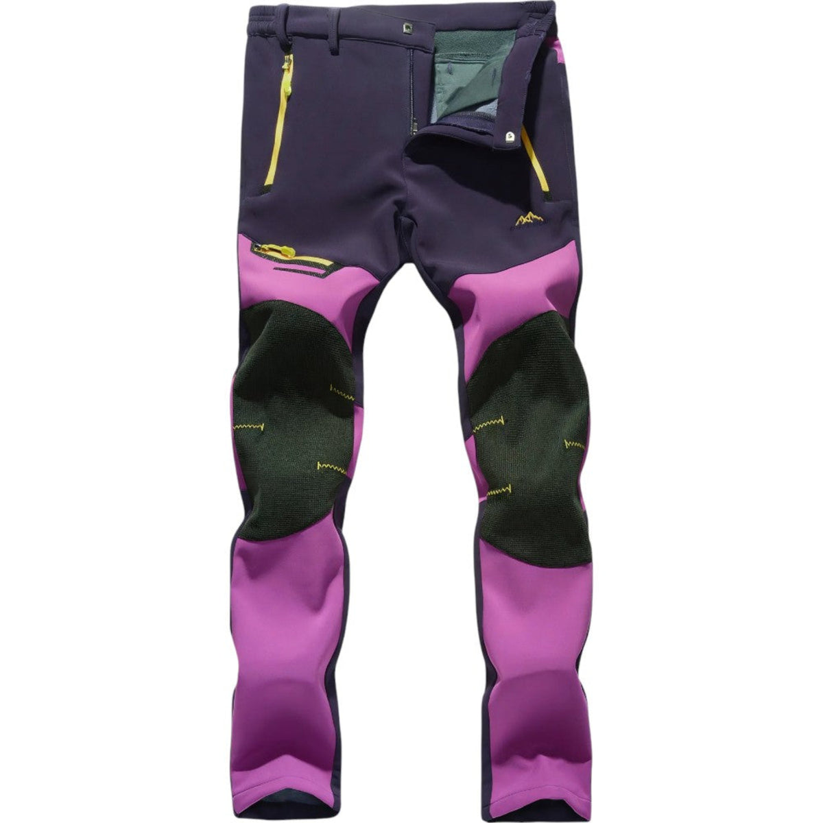 Pantalon Randonnée Chaud Polaire Femme vue avant produit entier - Violet