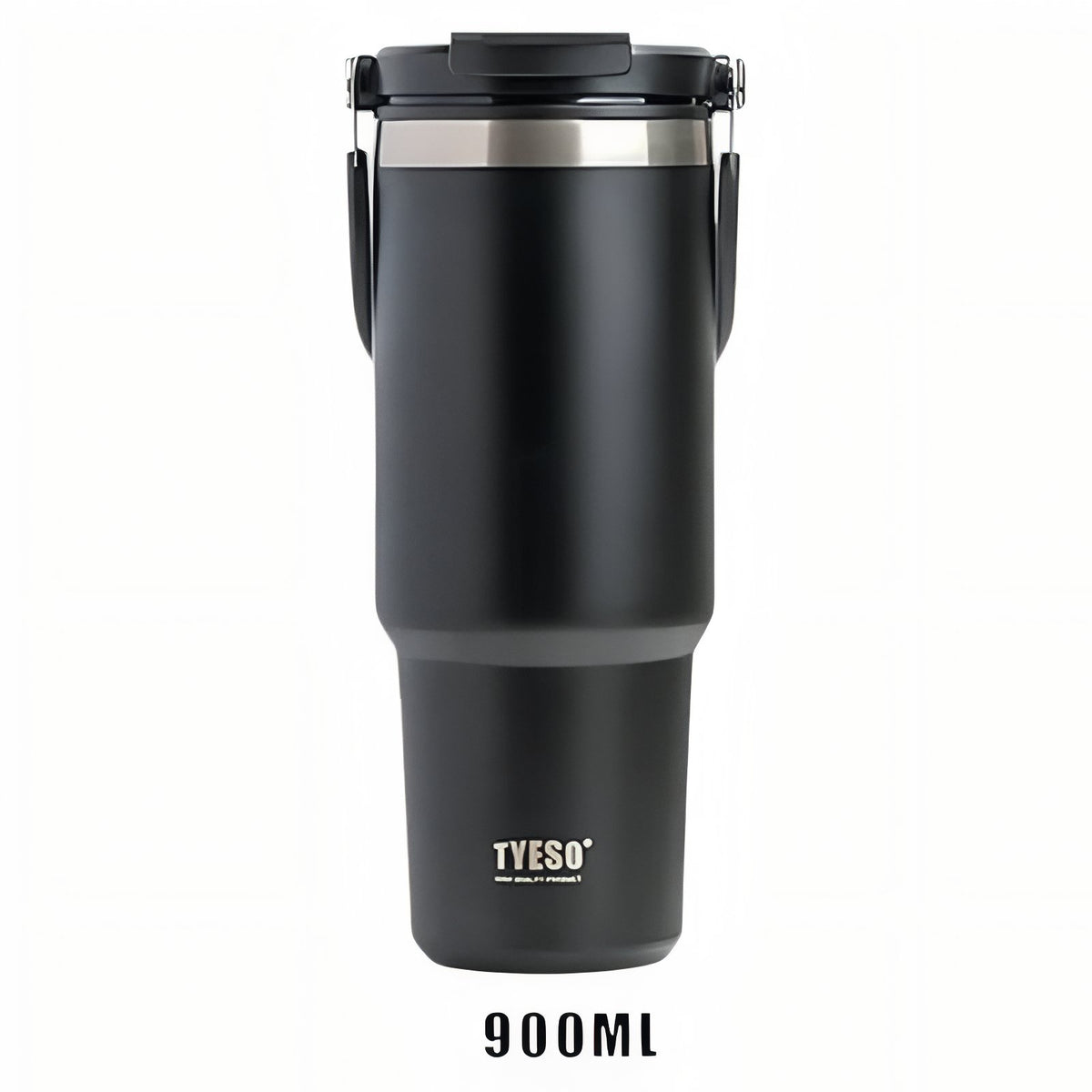Matte Black Insulated Mug with Spout - 900ml