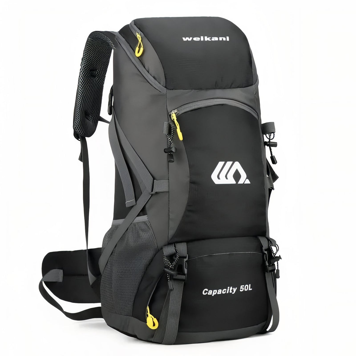 Sac a Dos Léger Randonnée 50 litres - Noir