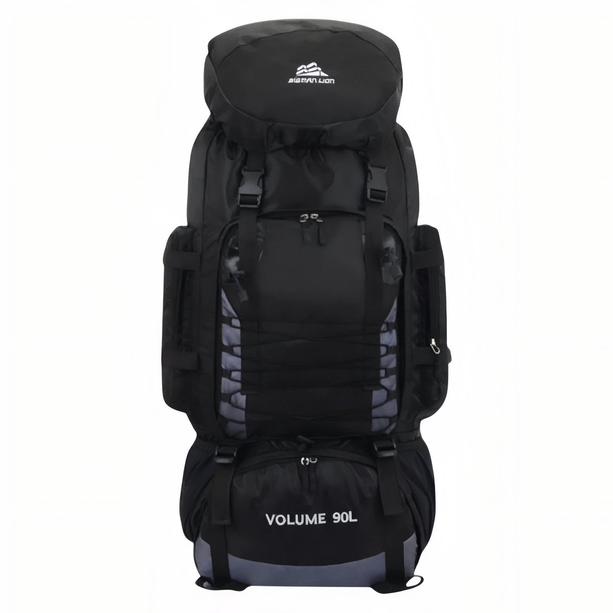 Sac de Randonnée Homme 90 Litres - Noir